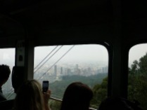Cable car up to Monserrate
